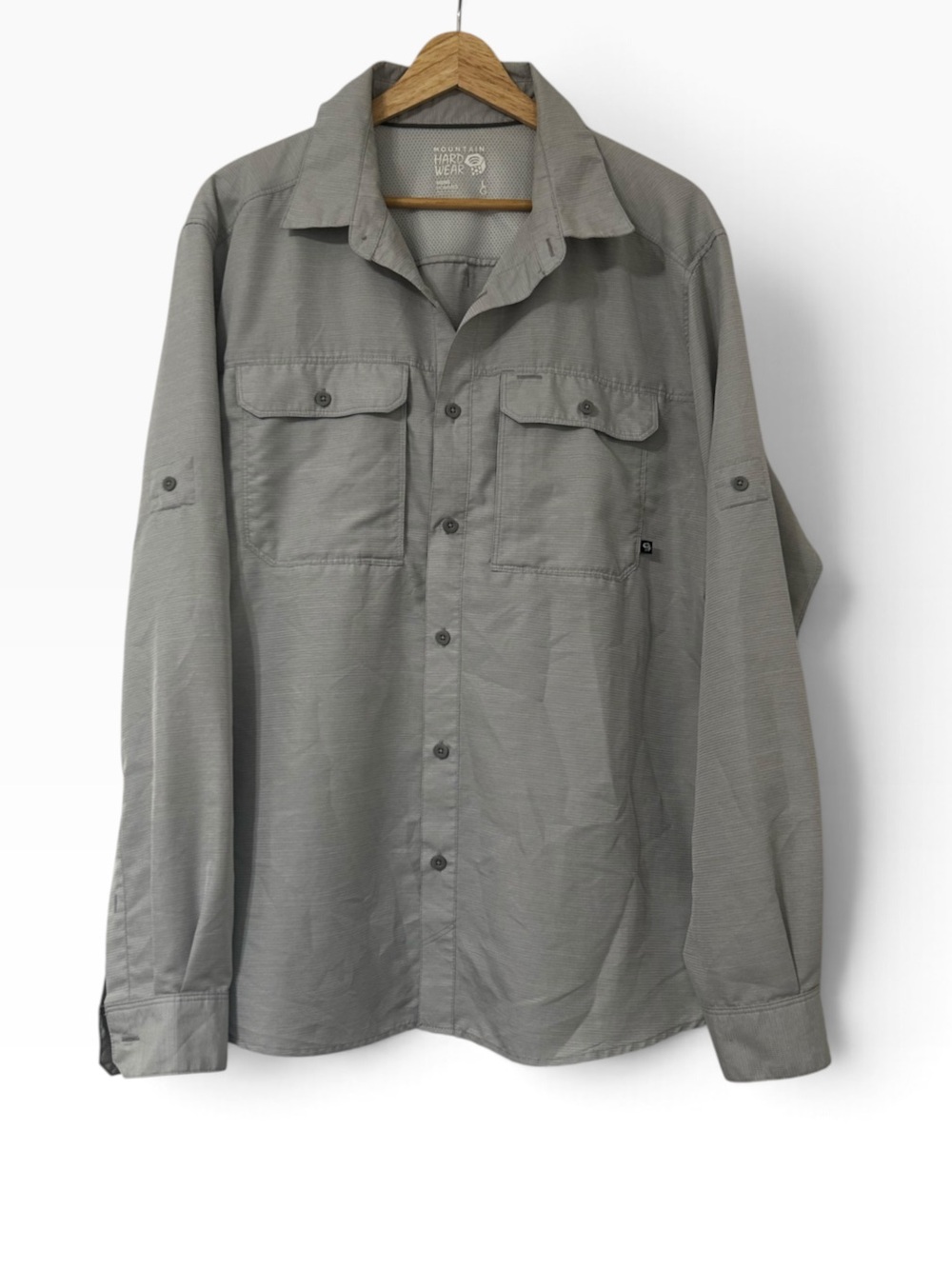 Mountain Hardwear Men's Canyon Long Roll Tab Sleeve Vented Button Shirt Large